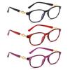 Blue Ray Blocking Anti-Blue-Ray Reading Spectacles Ultralight PC Hyperopia Spectacles Eye Protection Square Eyeglasses Office