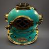 Blue Mark V US Navy Scuba Divers Diving Helmet Nautical Decor