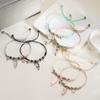 Handgefertigtes Cartoon Emaille Katze Blume Armband für Damen Herren Paare Tier Haustier Anhänger Band Seil Armbänder Freundschaft Schmuck