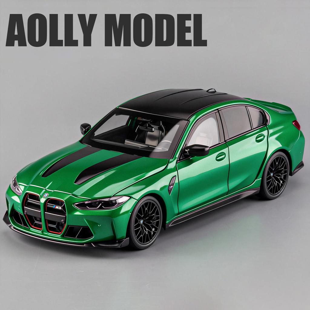 AAAOJ1 NEW 1:18 BMW M3 CS LCI G80 Mpower Supercar Alloy Car Diecasts & Toy Vehicles Car Model Miniature Scale Model Car For Children