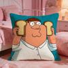 Family GGuys Funny Anime Cushion Cover Premium Comfort Reversible Pillow Cove Two In One Design For Any Room  Car Interior