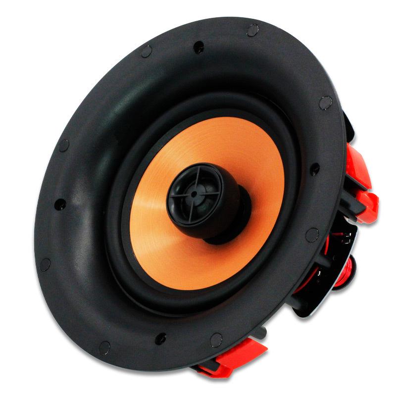 6.5-Inch High-Fidelity Two-Way Coaxial Ceiling Speaker with Crossover