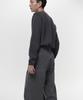 Musinsa Standard Belted Semi-Balloon Denim Pants [Gray]