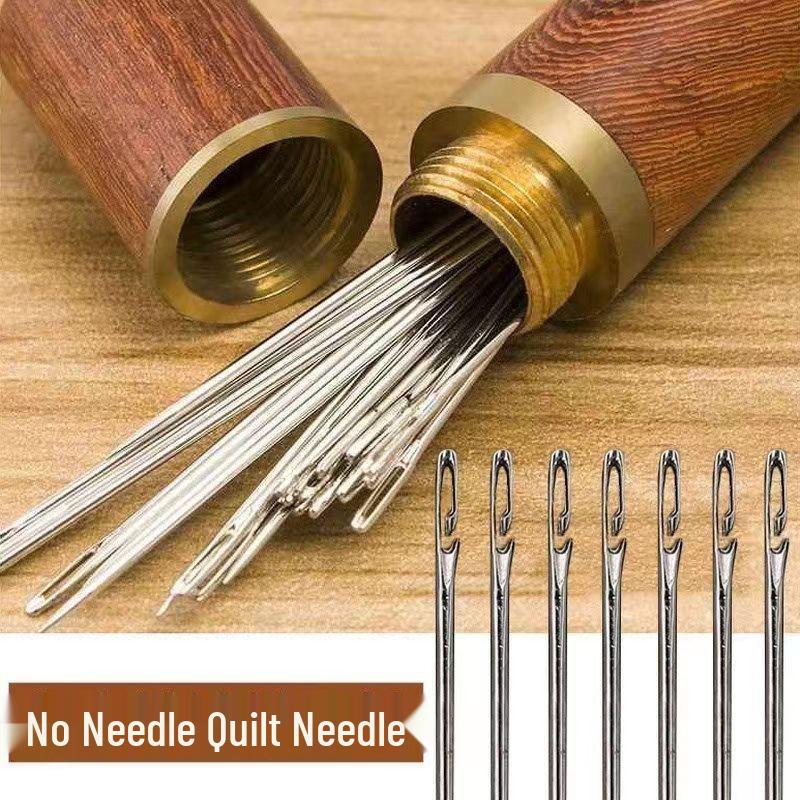 Self-Threading Sewing Needles: Ideal for the Elderly and Visually Impaired, Perfect for Sewing Clothes.