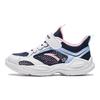 Anta Kids Shock Absorption Rebound Low Top Running Shoes Kids Running Shoes White Blue Pink A322429905-2