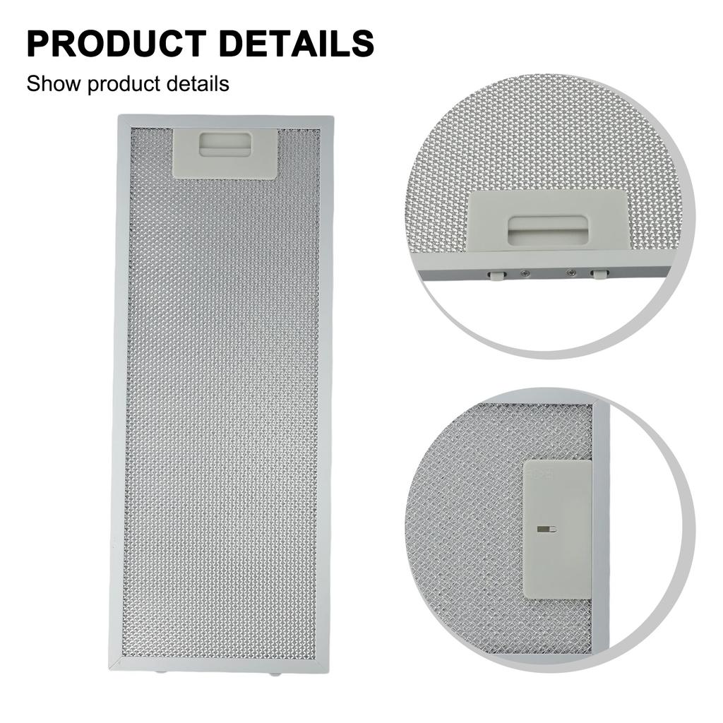 Cooker Hood Filters Metal Mesh Extractor Vent Filter Range Hood Metal Grease Filter Silver Exhaust Fans Kitchen Tools