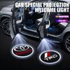 1/2Pcs Car Door Welcome Light Led HD Projector Lamp Courtesy Lights For TRD Corolla Aygo Camry Yaris Rav4 Hilux Land GR