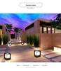 Minimalist Solar Waterproof Outdoor Gate Post Light for Gardens and Courtyards
