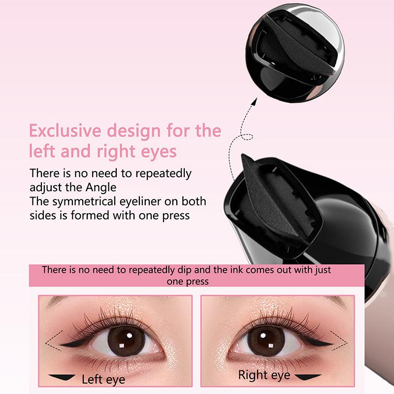 Eyeliner Stamp Integrated Eyeliner Stamp Precise Outline Signet Long-Lasting Eyeliner Liquid Pen Makeup Cosmetics