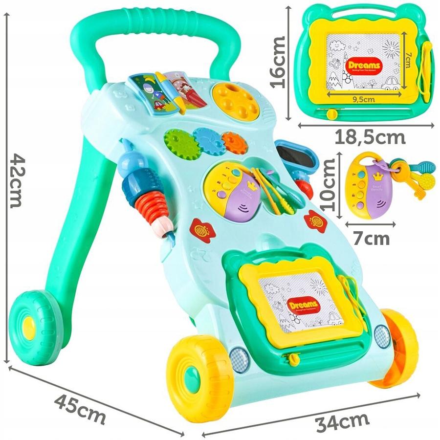 [PACZB][5] Interactive Walker Pusher Ride-on With Scrapbook U853