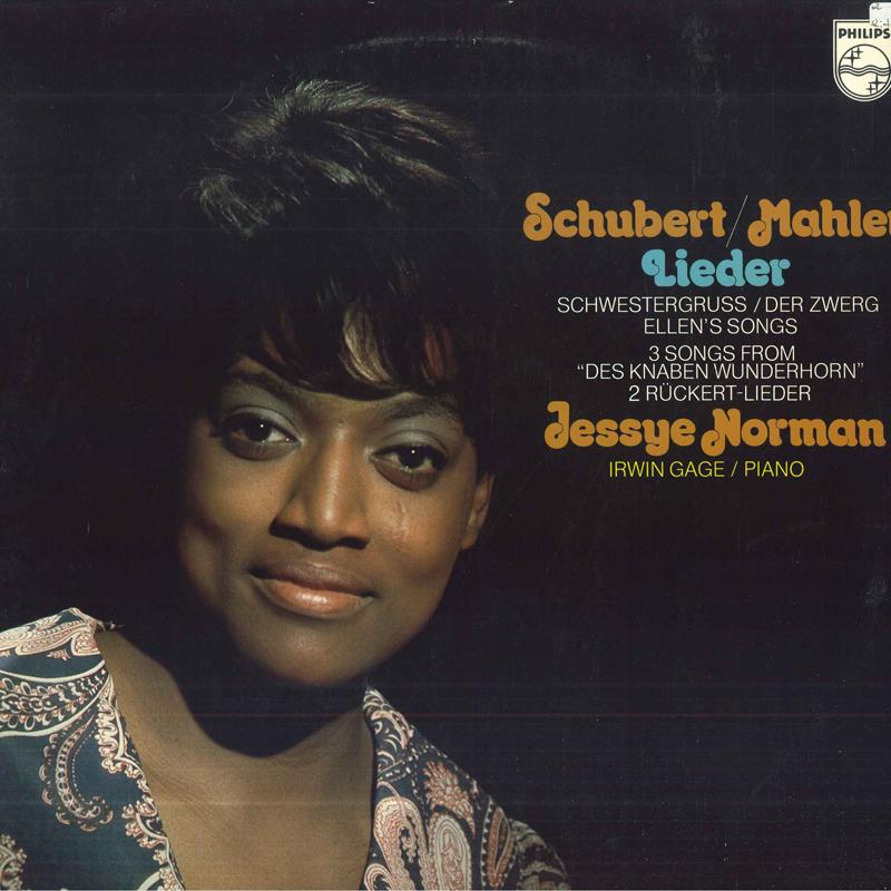 

LP Record SCHUBERT MAHLER JESSYE NORMAN I Lieder Songs 6500412 PHILIPS Netherland Classical Used