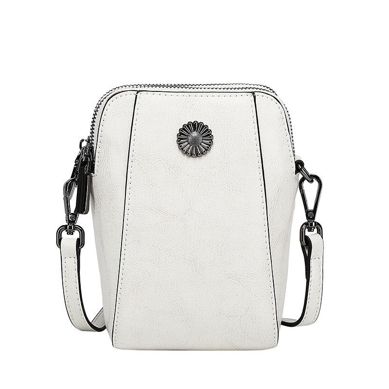 Geantă mică pentru femei, geantă de umăr unică, geantă crossbody pentru femei, geantă ușoară de lux de nișă, geantă de telefon mobil din piele de vacă Sense, geantă de umăr pentru femei