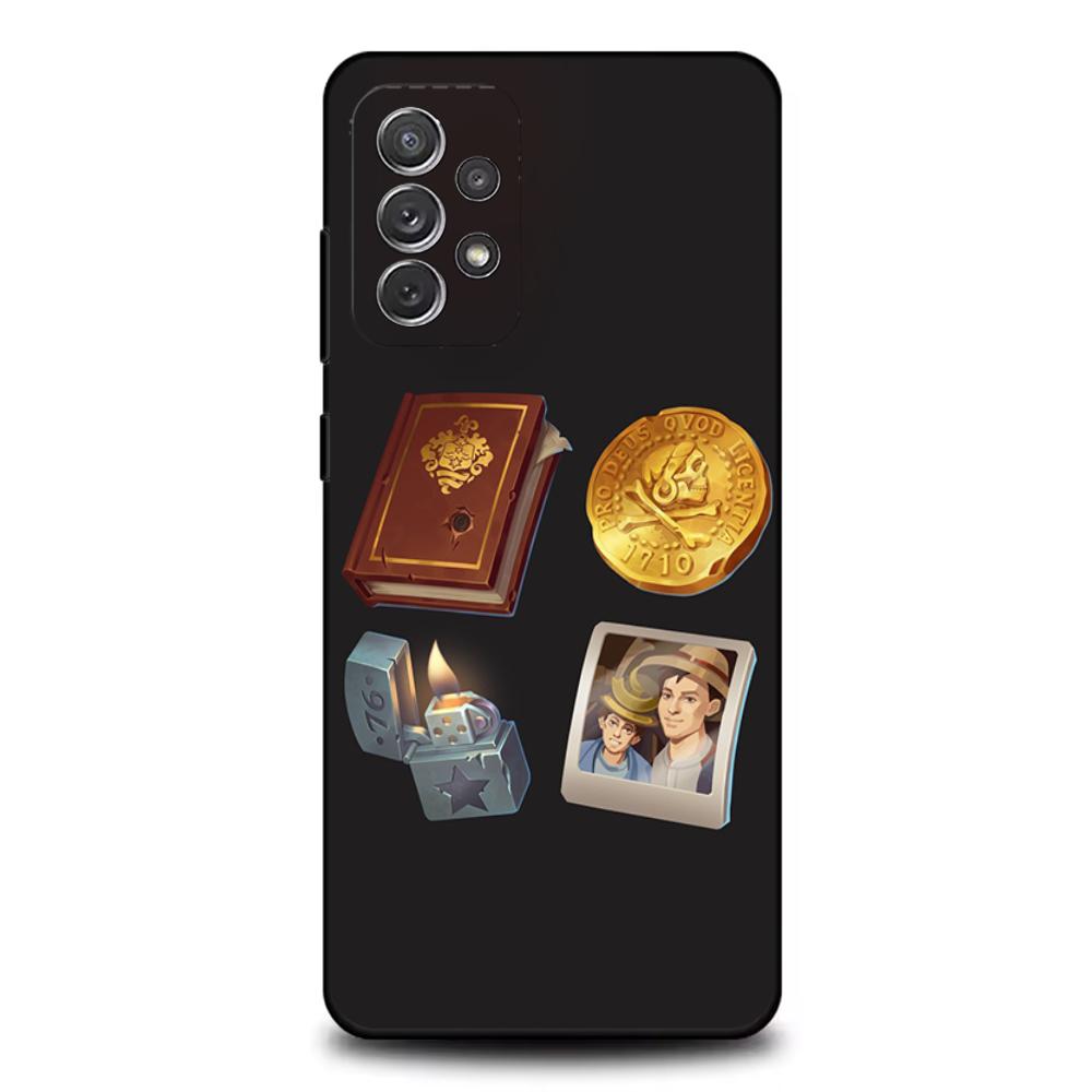 Sic Parvis Magna Uncharted Phone Case For Samsung S25,S24,S21,S22,S23,S30,Ultra,S20,Plus,Fe,Lite,Note,10,9,5G Black Cover