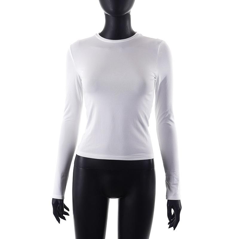 Women's Fashion Casual Long Sleeve O-Neck T-shirts and Tops