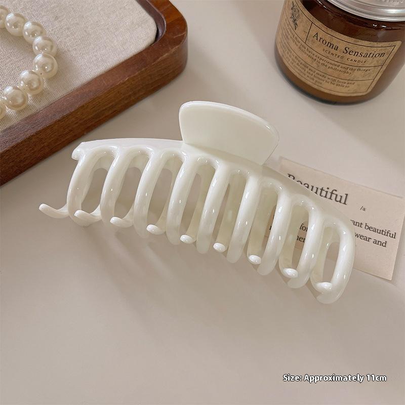 Silicone Shark Clip Hairpin Soft Anti-Collision Protection Back Head Hair Claw Anti-Fall Durable Hair Accessories