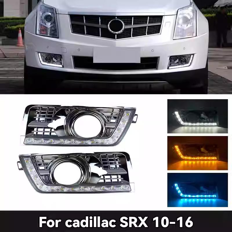 Cadillac SRX LED Daytime Running Lights with Flowing Turn Signals