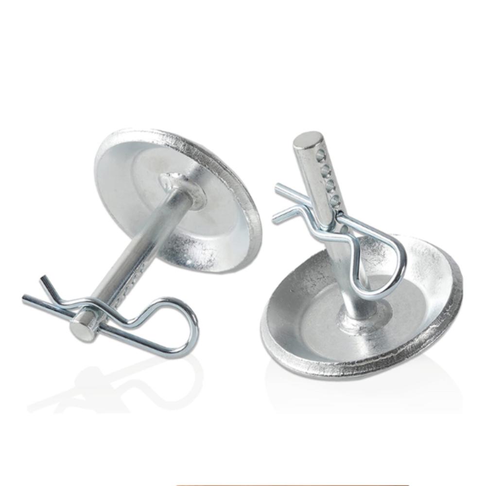 Round Shaft Snow Plow Skid Shoe Stainless Steel Snow Plow Feet Replacement Skids  Outdoor Equipment