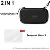 Retroid Pocket Nova Tempered Glass Screen Protectors Game Storage Bag Zipper Carry Bag Eva Hard Handbag Game Accessories