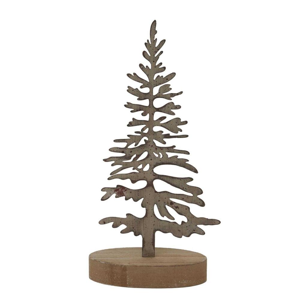 Hill Interiors Rustic Tree Silhouette Christmas Decoration