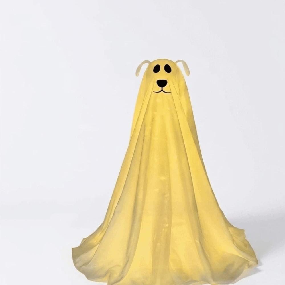 Lumières LED à télécommande Chien Fantôme Autoportant Décoration d'Halloween Accessoire Décoration de Porche Avant