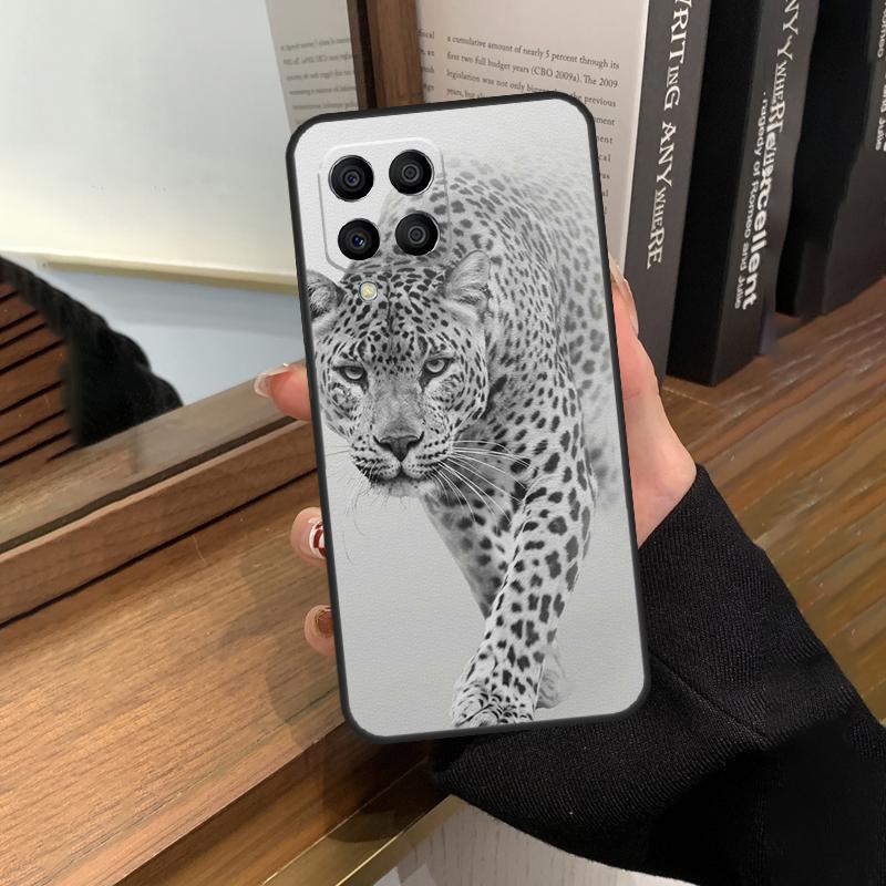 Kryt s leopardím a tygrem pro Samsung Galaxy M23 M33 M53 M13 M51 M11 M31s M30s M12 M32 M52 M20 M14 M34 M54