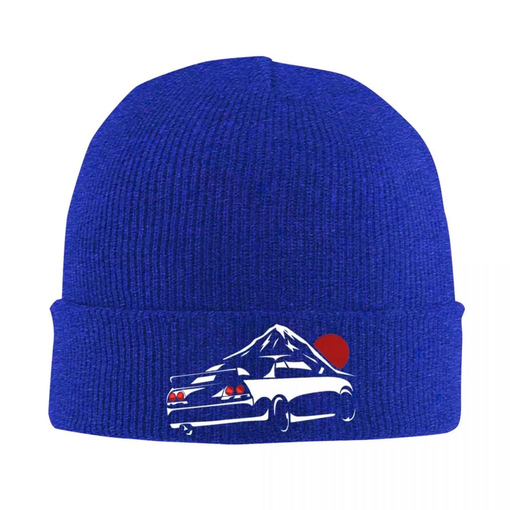 JDM R Čepice Podzim Zima Kulichy Čepice Lyžařská Driftovací Auto Čepice Unisex Dámská Akrylová Čepice