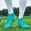 Fotballsko Høytopp Elastiske Sokker Munn, Lær Fekting Plen Gummi Kortspiker Fotballsko Barnefotballsko i stor størrelse