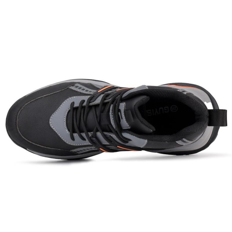 Steel Toe Safety Work Boots Men High-Top Anti-Impact Anti-Puncture Slip Resistant Industrial Shoes