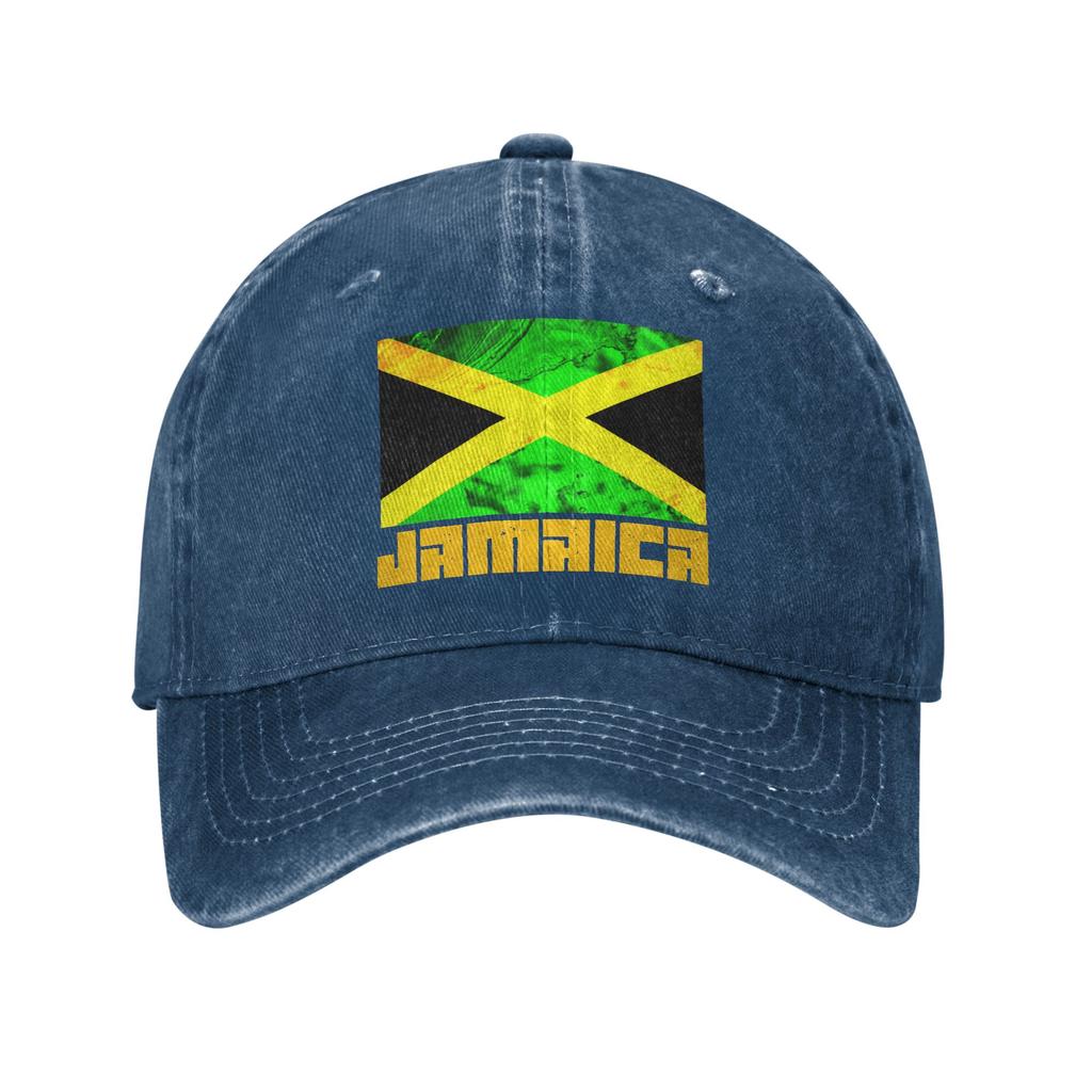 Jamaica Flag Baseball Cap Sun Kpop Rock Dropshipping Washed Trucker Hat UnisexTeens Yk Funny Design Baseball Caps