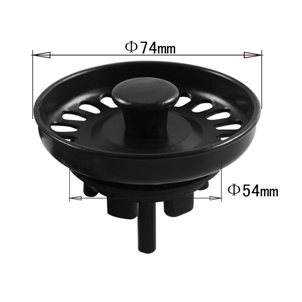 Washbasin Strainer PP Sink Stopper Filtration System Easy To Install Effective Filtration System 0.1 Lbs Per Piece