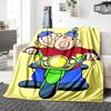 1Pc Bike Ride Adventure Blanket For Couch Bed Plush Cozy Fuzzy Blanket Super Soft Warm Blankets For Fall And Winter 091891