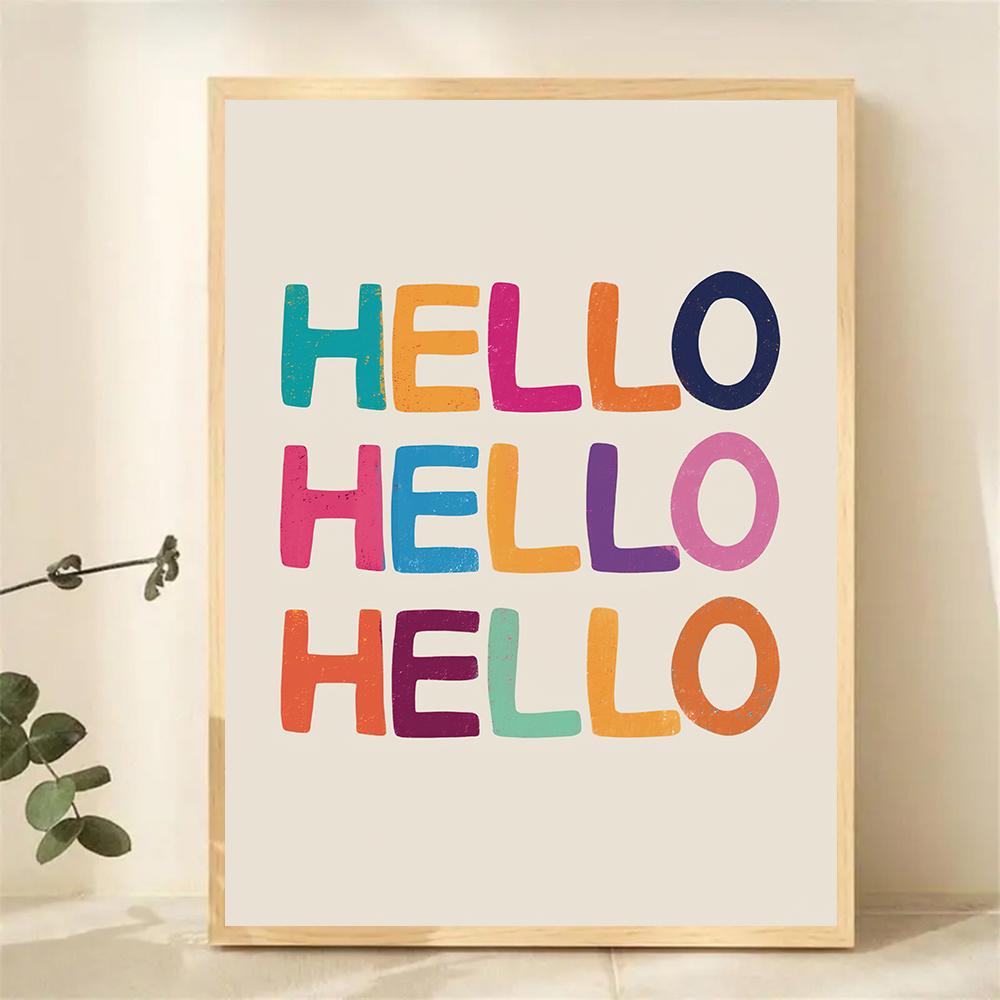 Retro Inspirational Quote Canvas Poster Picture Canvas Painting Motivational Wall Art for Living Room Home Decor Mural Cuadros