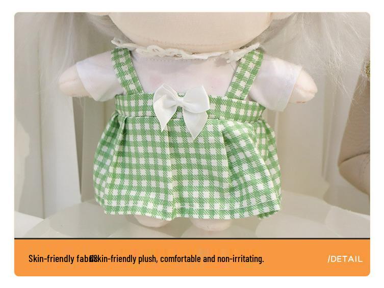 Cute Star Doll Plush Toy: Dressed-Up Cotton Doll Figurine