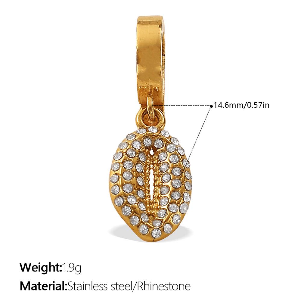 French Retro Seaside Vacation DIY Marine Life Bikini Pendant, 18K Gold-plated Versatile Accessories 2026