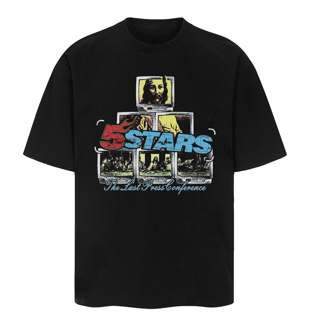 Streetwear Lustiges Grafik-T-Shirt Baumwolle gewaschenes schwarzes T-Shirt Unisex Tops Tees Sommer Kurzarm-T-Shirt