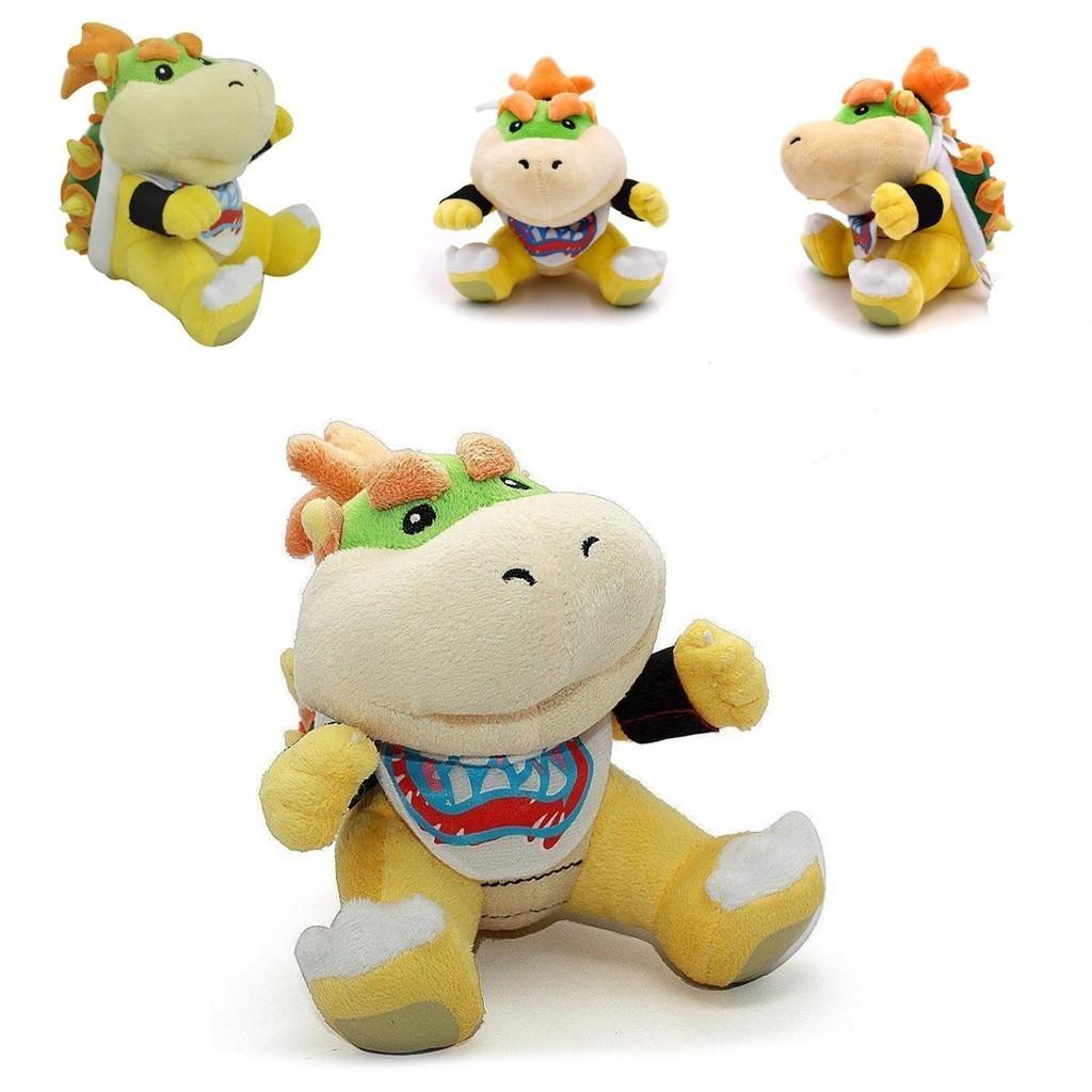 Adorable Baby Bowser Jr 7" Plush Super Mario Bros Little Buddy Stuffed Doll Koopa