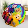 Teletubbies, Rainbow Automatic Opening and Closing, 8 Rib Structure Portable Umbrella, Suitable for Men and Women In All Seasons Perfect Gi