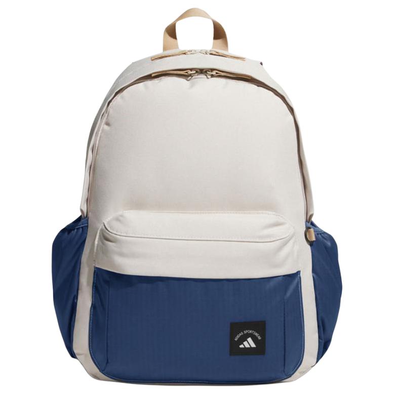 

Adidas Полиэстеровый рюкзак унисекс бежево-синий Adidas KB9142 бежевый/синий