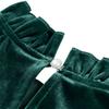 Samtkleid für Damen Winter Casual Hoher Hals Samt Einfarbig Schlanke Taille Kleid Herbst Winter Promi Partykleider
