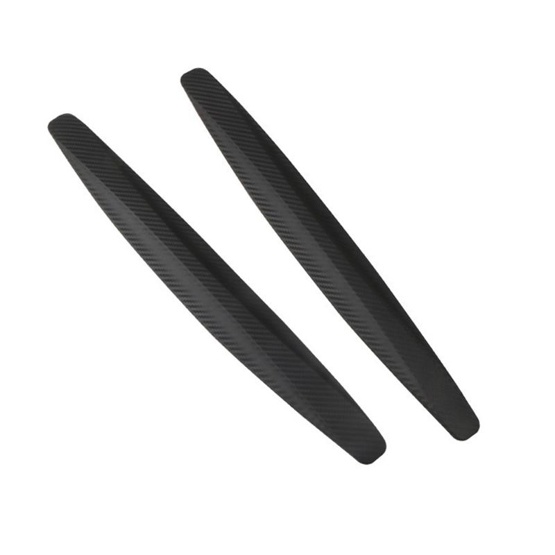 

2 шт. 40 см автомобильный бампер Защитные полосы для предотвращения столкновений резиновые автозащитные угловые защитные молдинги для автомобиля для внедорожника 2pcs black