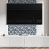 Aesthetic Vinyl Wall Covering with Print 120x60 cm Floral Plant Pattern