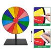 Lucky Draws Roulette Wheel Erasable Reusable Fortune Wheel Tabletop Prize Turntable Easy Assembly Roulette Wheel
