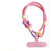 Cell Phone Detachable Rope Keychain Braided Mobile Phone Lanyard Strap Hanging Chain Ring Cord Wrist Strap