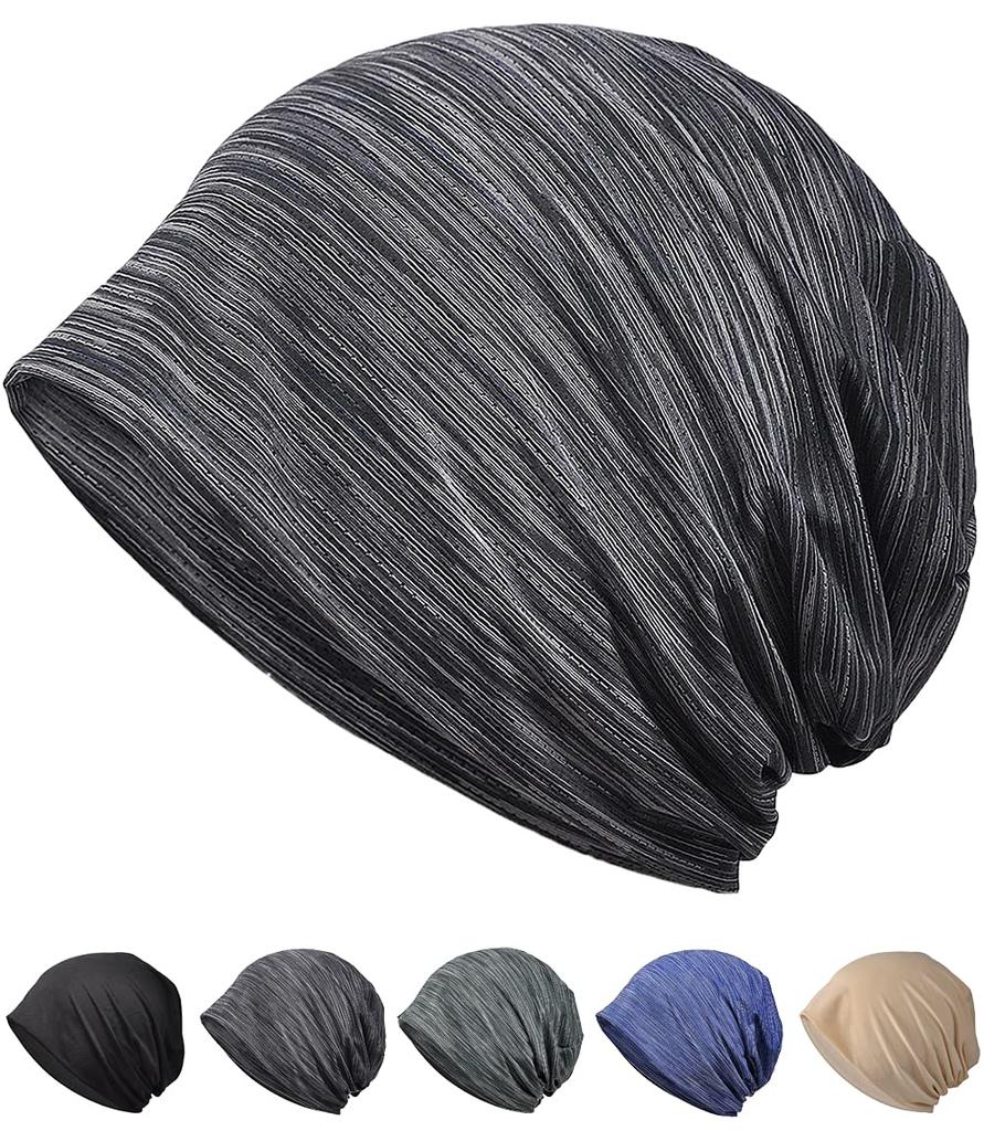 Andeor Knit Hat for Men and Summer Even in Lightweight and Refreshing Breathable and Care Knit Gentle on the Solid Unisex Dark Gray Women, [Cool