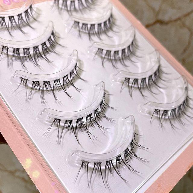 Aimo - Накладные ресницы MJ09 - Set Of 5 Pairs - Black - One Size