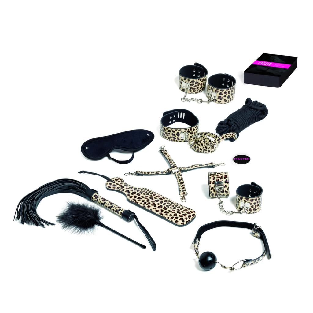 Erotic Game With Accessories - Master & Slave Bondage Game Beige