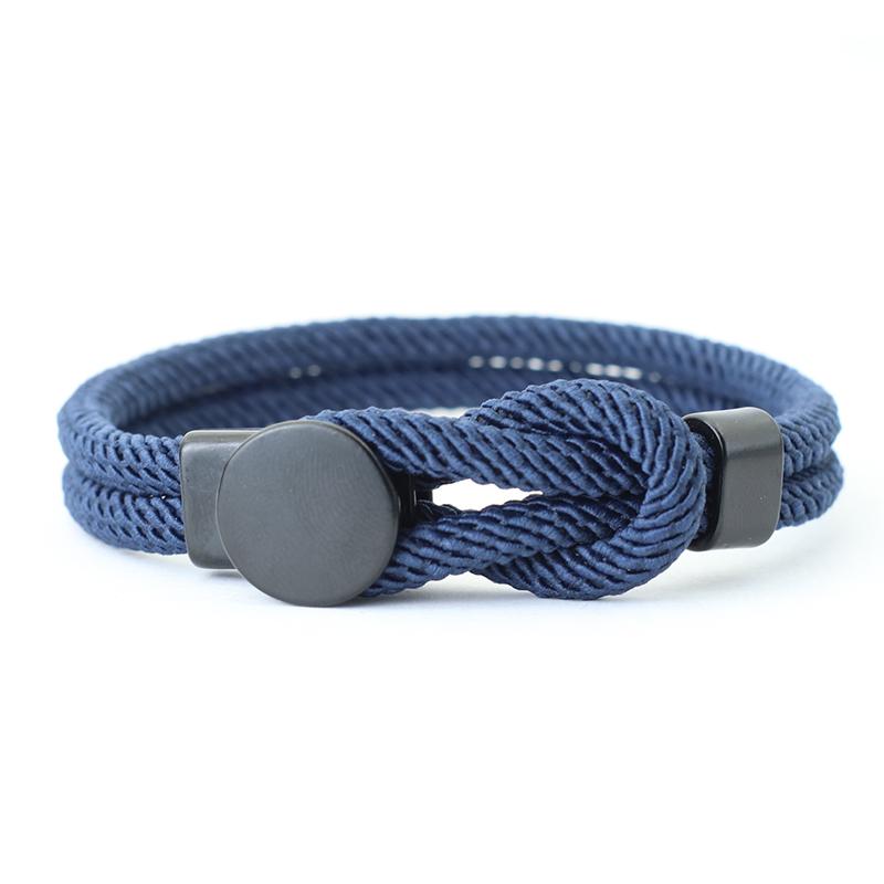 New Novel Men Rope Bracelet Double Layer 4mm Nylon Cord Chain Braclet 3 Sizes Lucky Red Thread Pulseria Gift For Him Accessories
