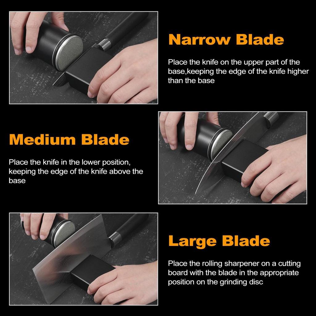 Potable Rolling Knife Grinder Kit Kitchen High Efficiency Sharpening Tool Chef Knife Set Household Knife Sharpener