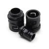 AD15.8 Plastic Corrugated Pipe Joint Black Multisize Plastic Tube Connector Cable Gland PP Corrugated Pipe
