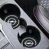 2Pcs Car Anti Slip Coaster Anti-noise Water Cup Pad Cushion Car Accessories For Opel Astra H G J Insignia Mokka Zafira Corsa Vectra B C D